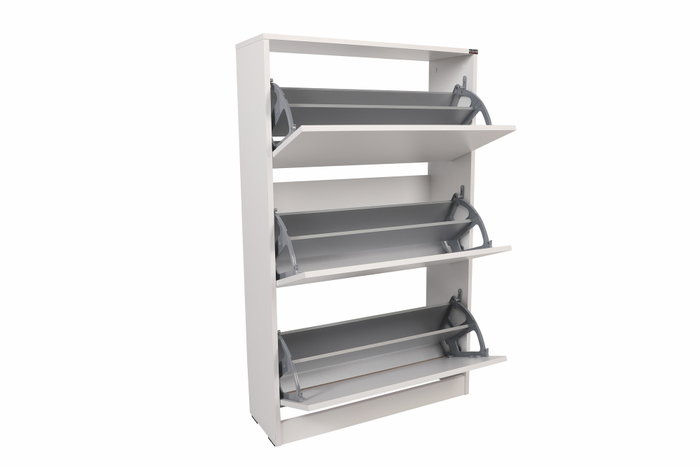 Hanah Home Zapatero Shc-530-Bb-1 Blanco con 3 Cajones Hanah Home Zapatero Shc-530-Bb-1 Blanco con 3 Cajones